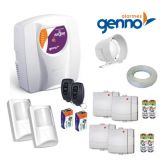 Alarme S/ Fio 6 Sensores + 2 Controles Lançamento Genno