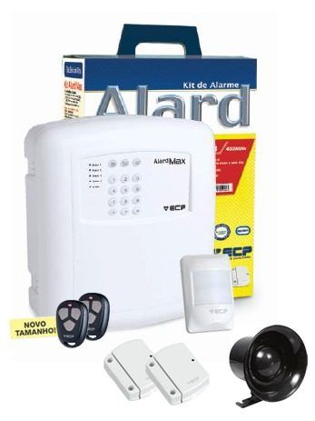 Alarme Residencial Alard Max 4 Ecp Sem Fio Iso 9001 Com Gara